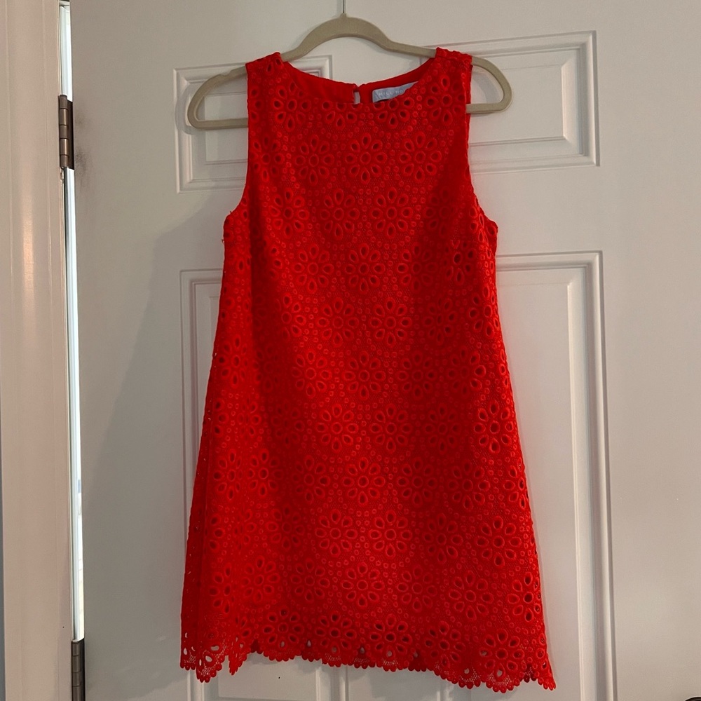 Hill House Lace Charlie Dress - Poppy Red